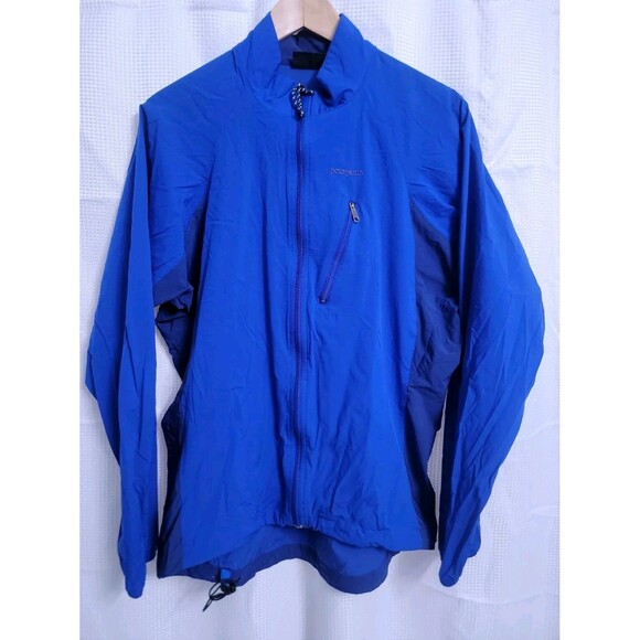 VTG Patagonia Blue Windbreaker Jacket Women's size MEDIUM - Picture 1 of 7